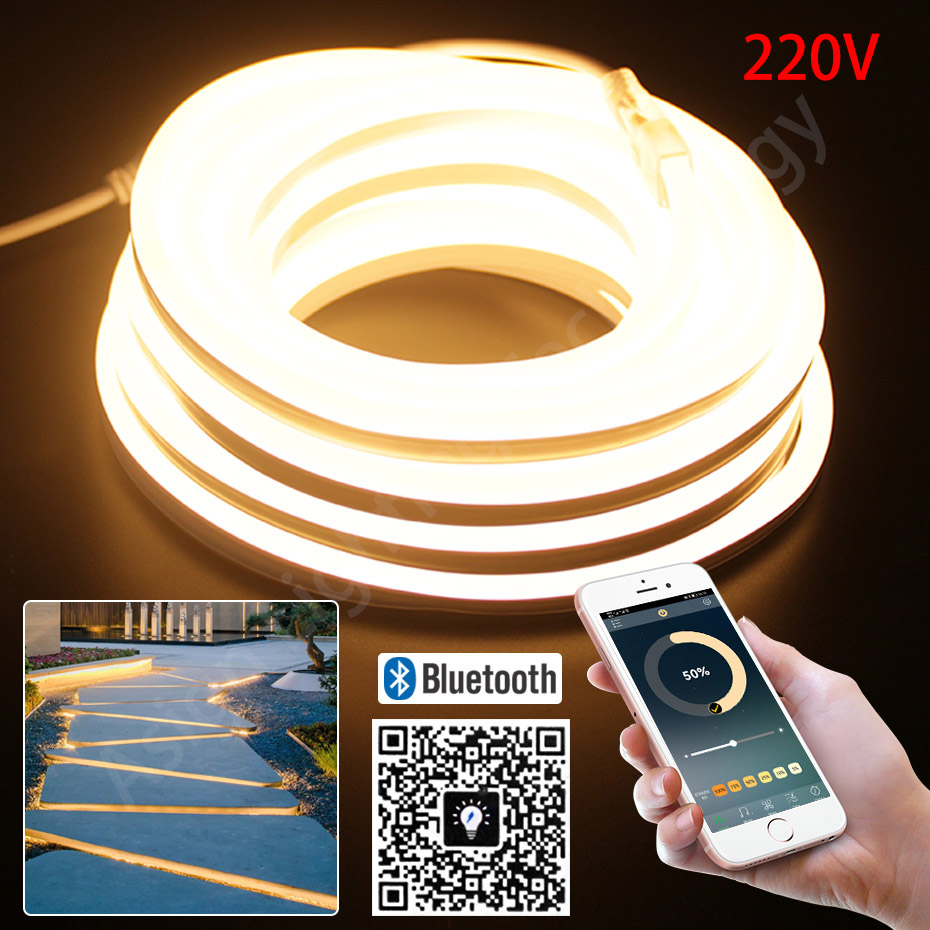 Outdoor Power Strip Weatherproof - LED-neonstrip 220 V 2835 120 LEDs