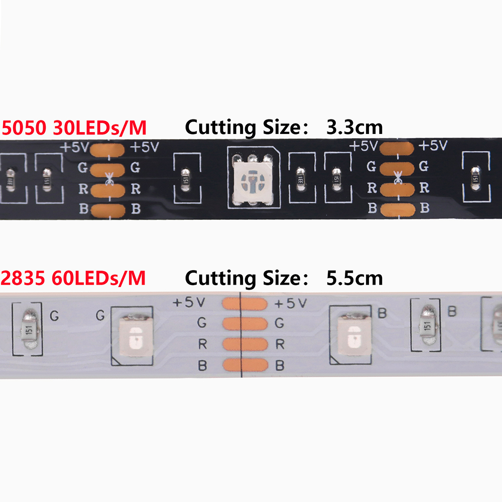 DC 5 V 5050 RGB Strip LED Lich - Outdoor Power Strip Weatherproof recensie en prijs