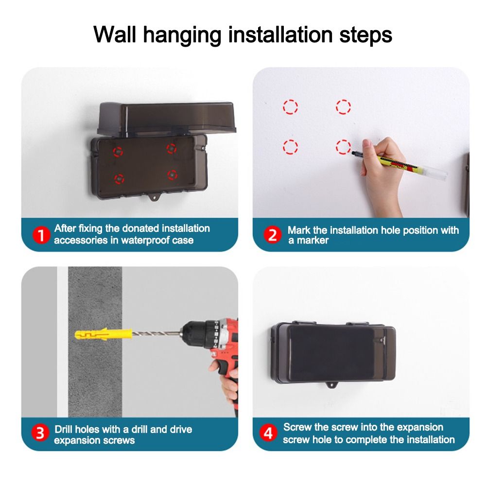 Draagbare kunststof stekkerdoo - Outdoor Power Strip Weatherproof recensie en prijs